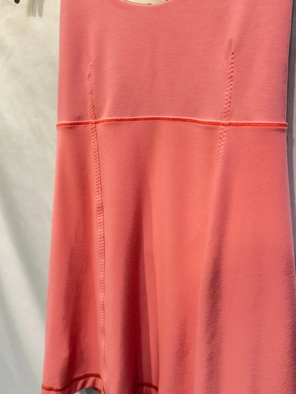 Lululemon electric coral hot yogi yoga halter tank top 6